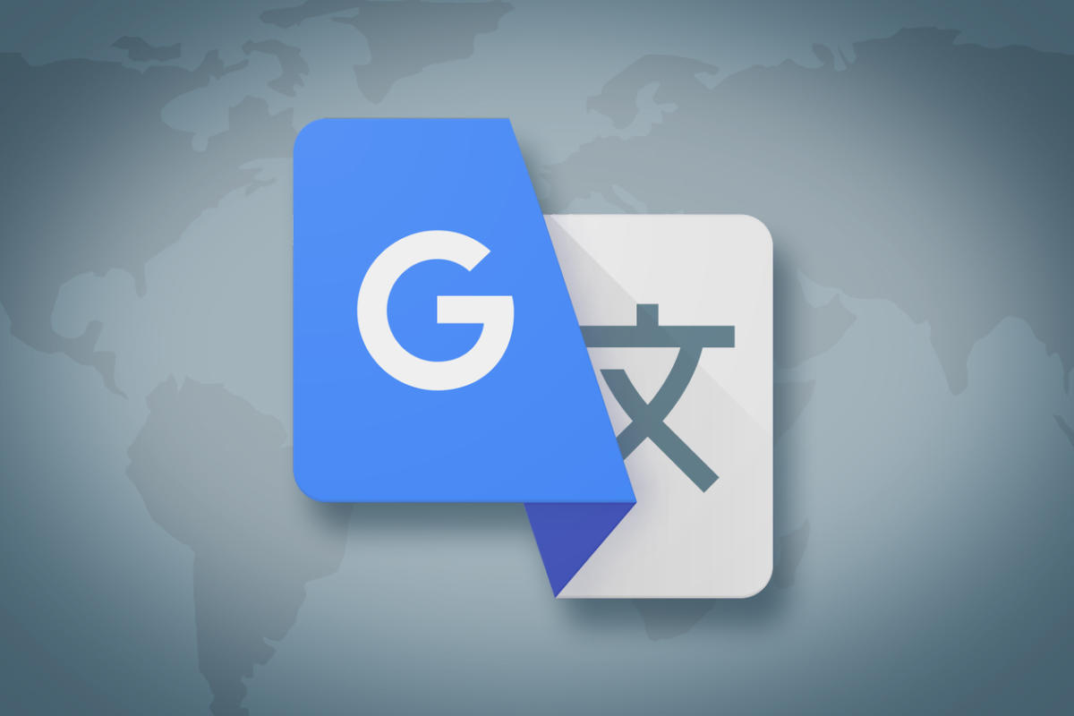 Google translate on Globe image